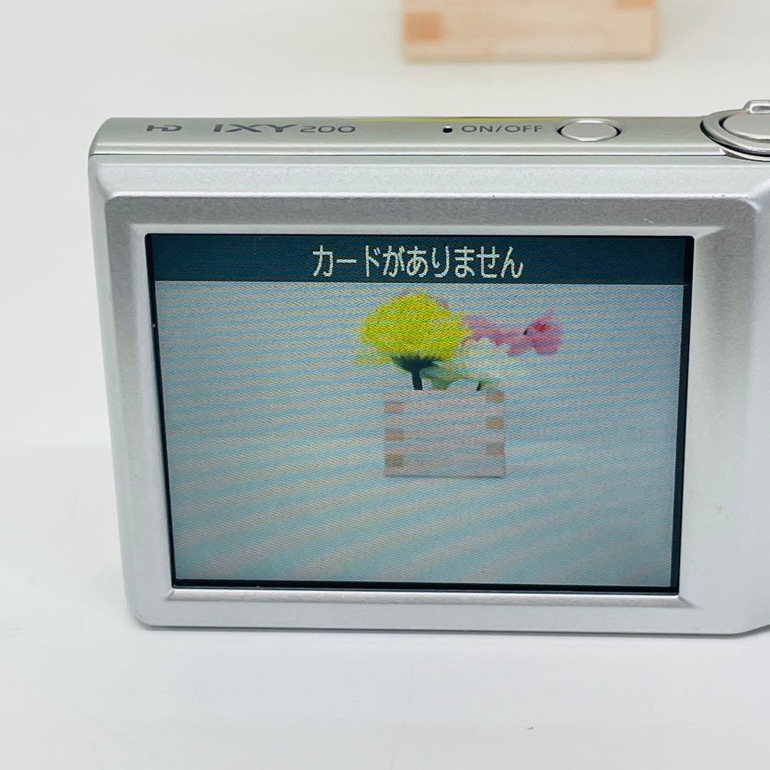【美品】Canon コンパクトデジタルカメラ　IXY 200 説明書付き