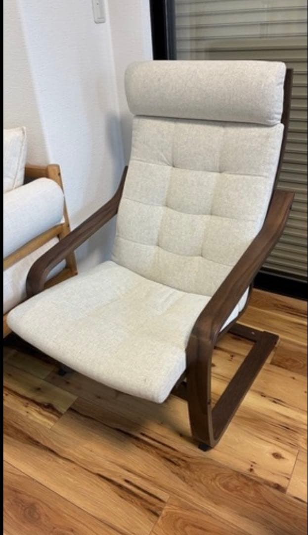 専用⭐️美品　IKEA 木製フレームチェア ベージュ