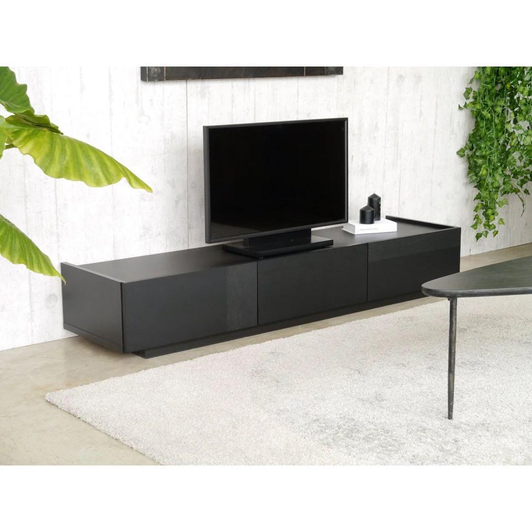 ⭐︎美品　【GART】テレビ台　ローボード　シンプル　スタイリッシュ　黒　170