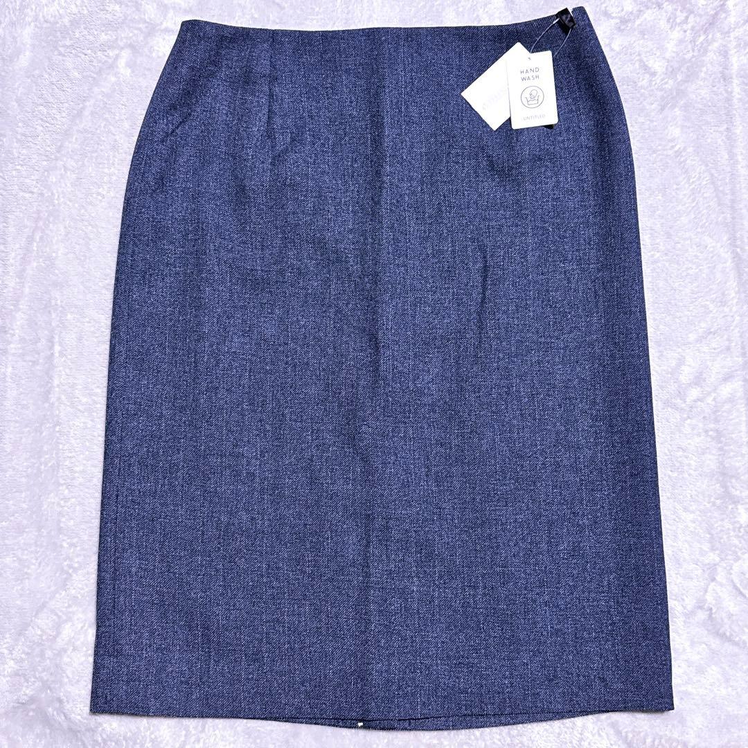 【未使用タグ付】アンタイトル スーツ スカート ウォッシャブル 大きいサイズ L