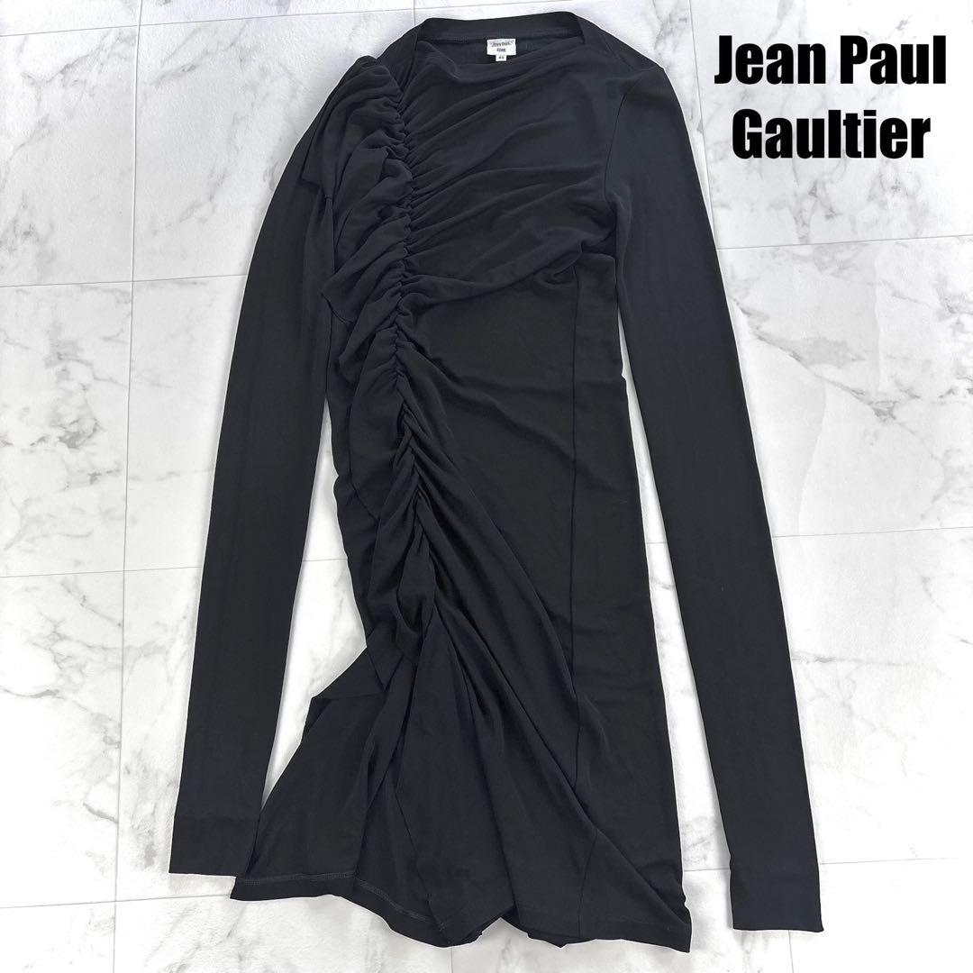 美品✨Jean Paul GAULTIER　フリル ストレッチ　ワンピース