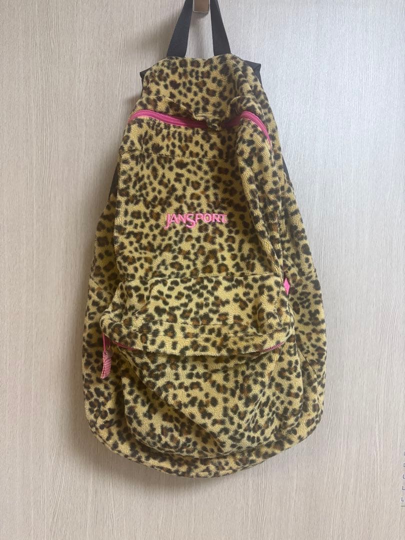 80s JANSPORT 豹柄 デイパック 希少 レア リュック 90s