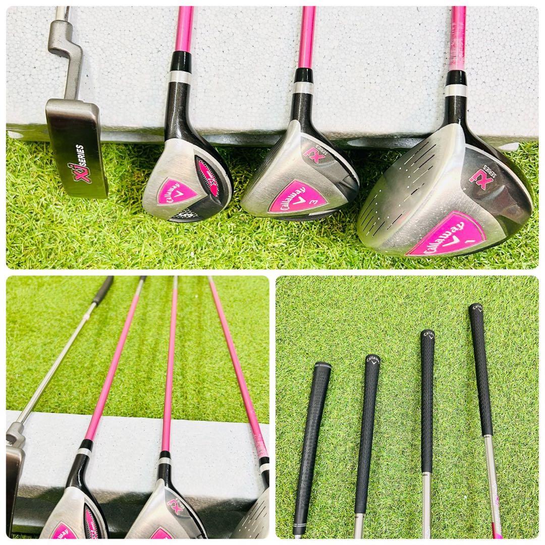 良品 キャロウェイ XJ SERIES ジュニア ゴルフ 7本 セット 初心者