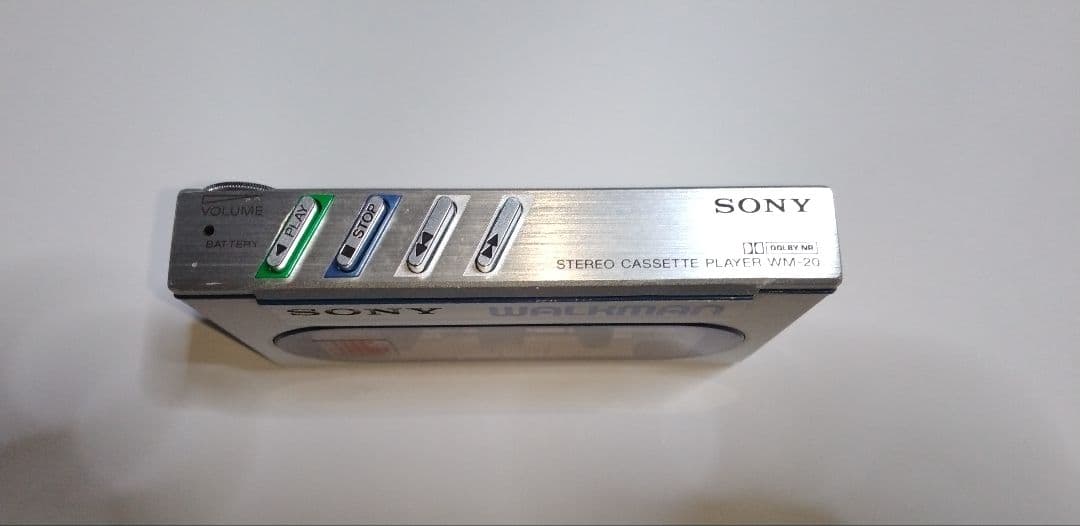 動作　WM-20　カセット　ウォークマン　Walkman　SONY　ソニー