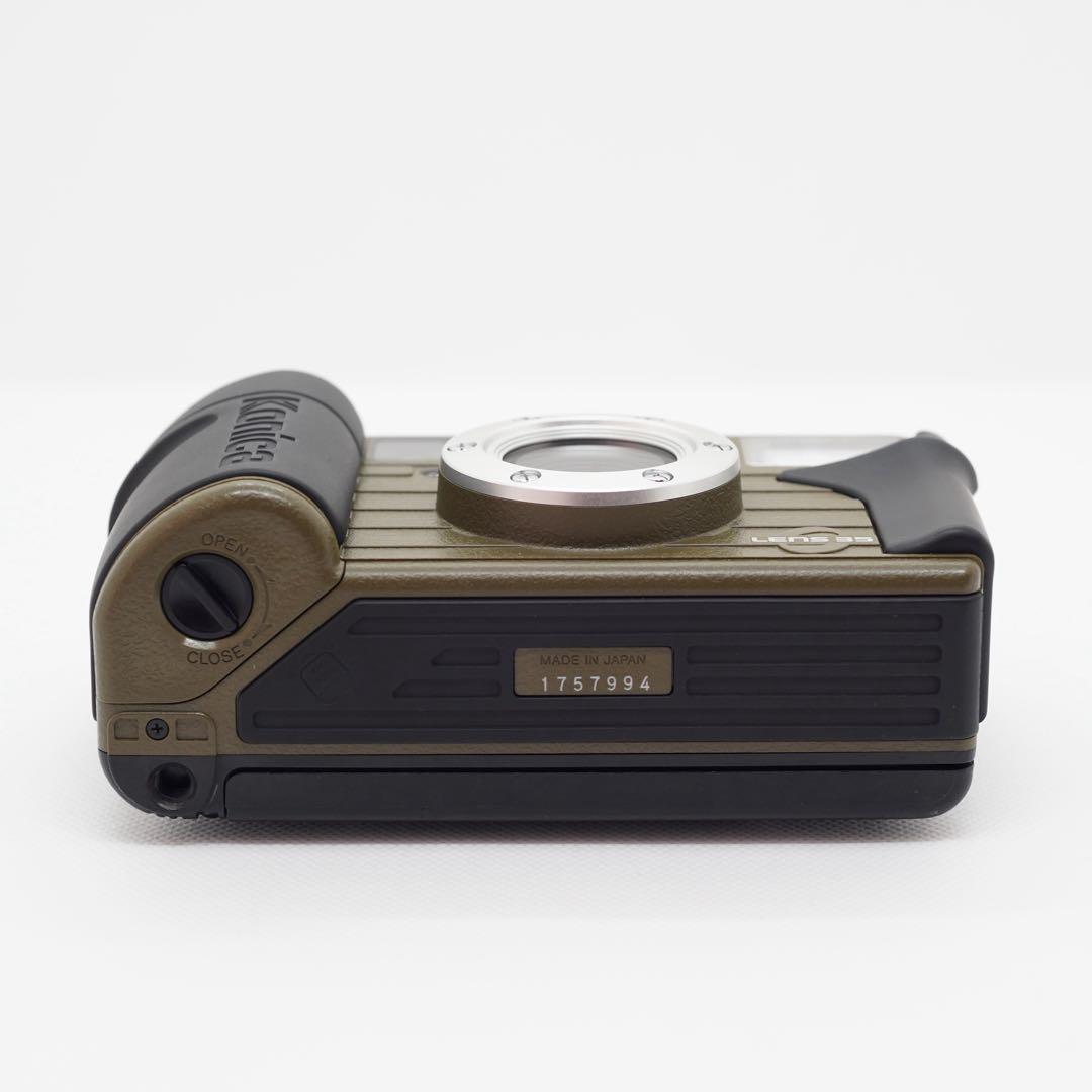 【超希少オリーブカラー】Konica 現場監督35 日付機能付　コンパクトカメラ