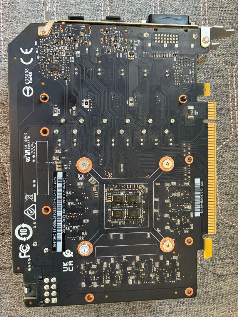 グラフィックボード・グラボ・ビデオカード MSI GeForce GTX 1660 Super AERO ITX OC