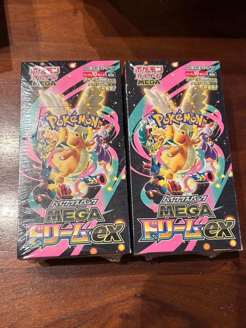 シュリンク付　ポケモンカード MEGAドリームEX 2パック　 メガドリーム