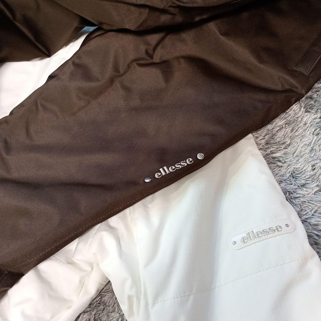新品　ellesse　エレッセ　上下セット　スキーウェア　L　ムートンファー