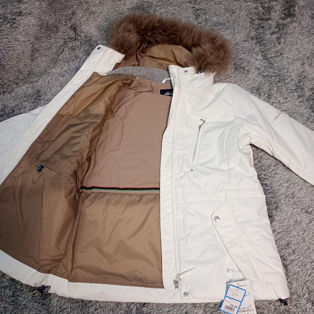 新品　ellesse　エレッセ　上下セット　スキーウェア　L　ムートンファー