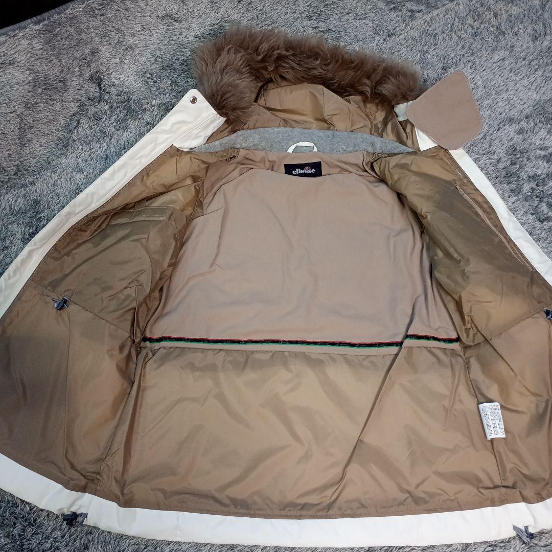 新品　ellesse　エレッセ　上下セット　スキーウェア　L　ムートンファー