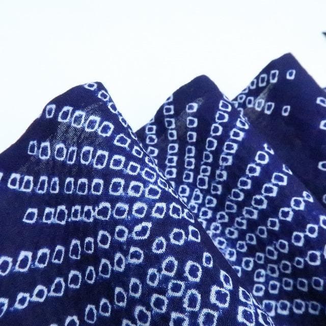 Y3329◆美品 夏着物 やまと誂製 有松鳴海絞り 居敷当て付 花火 高級浴衣