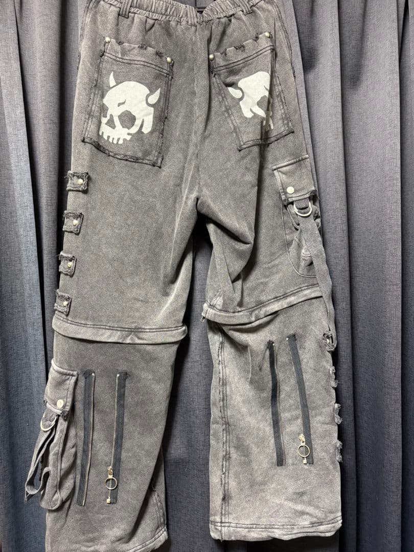 GAM CHU（ガムチュ） 赴くままに分解分離スウェットカーゴパンツ