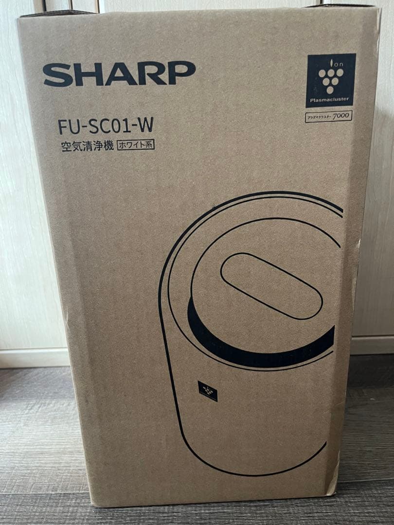 ⭐︎新品⭐︎SHARP FU-SC01-W 空気清浄機 ⭐︎２０２５年製造⭐︎未開封品