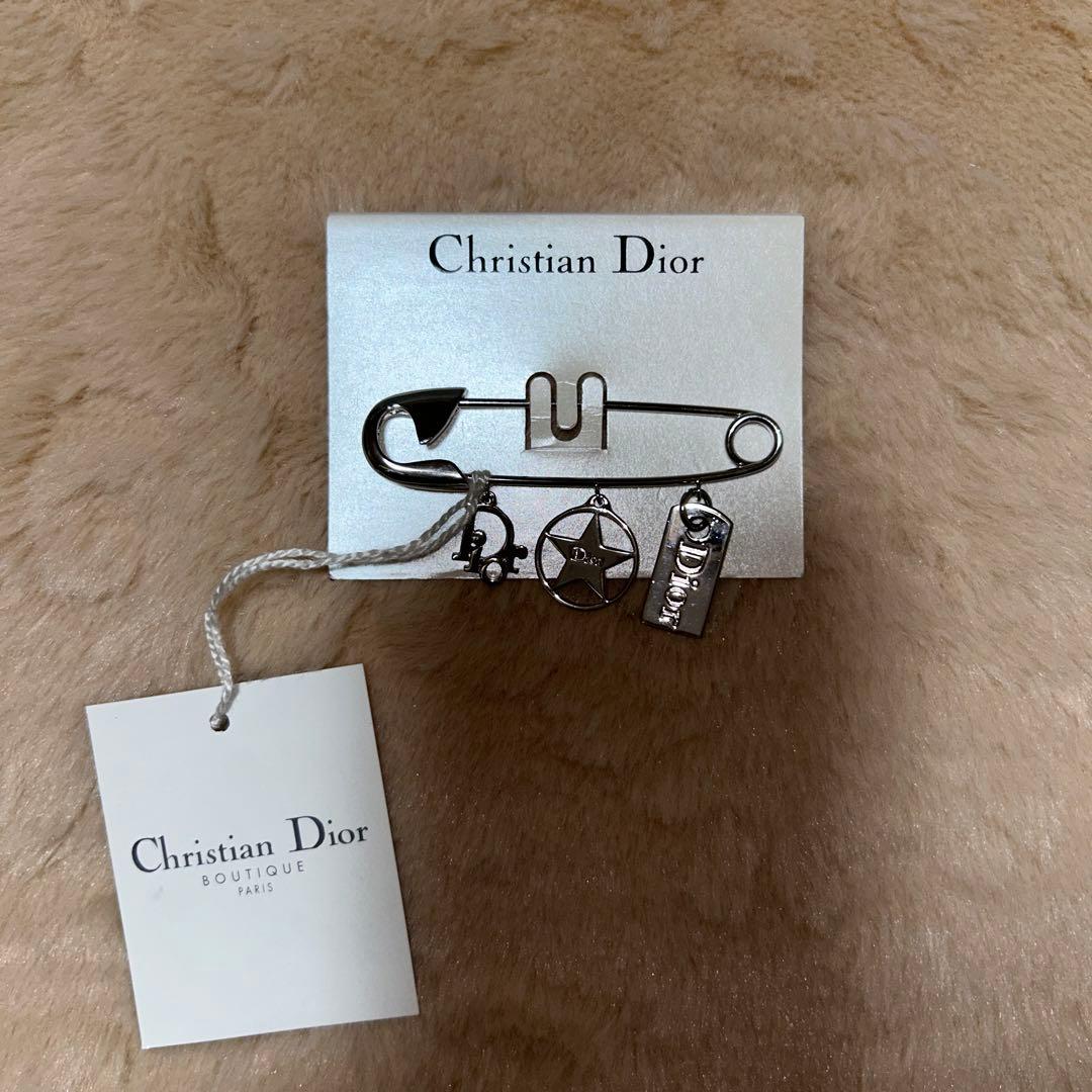 Christian Dior シルバー ブローチ