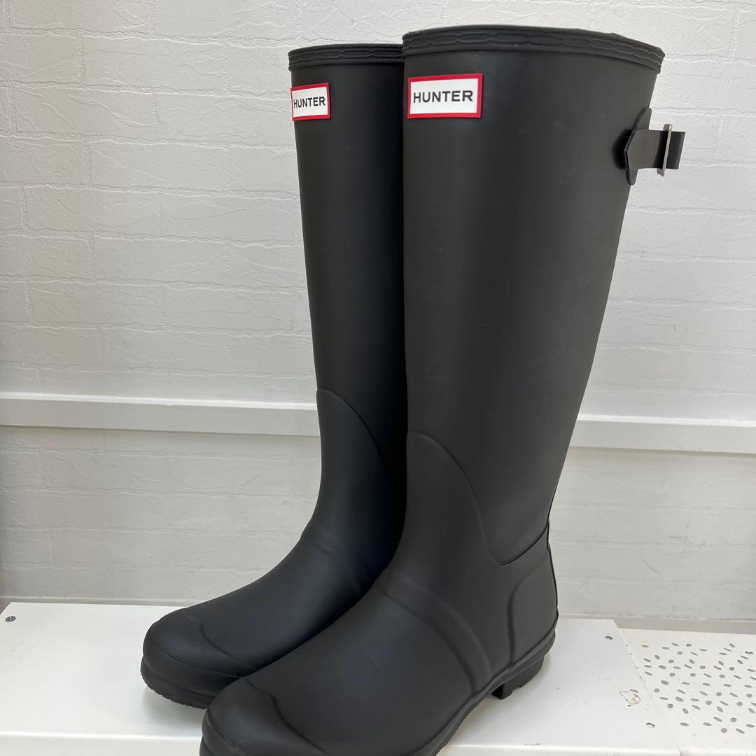 お値下げHUNTER ブラック美品レインブーツ長靴