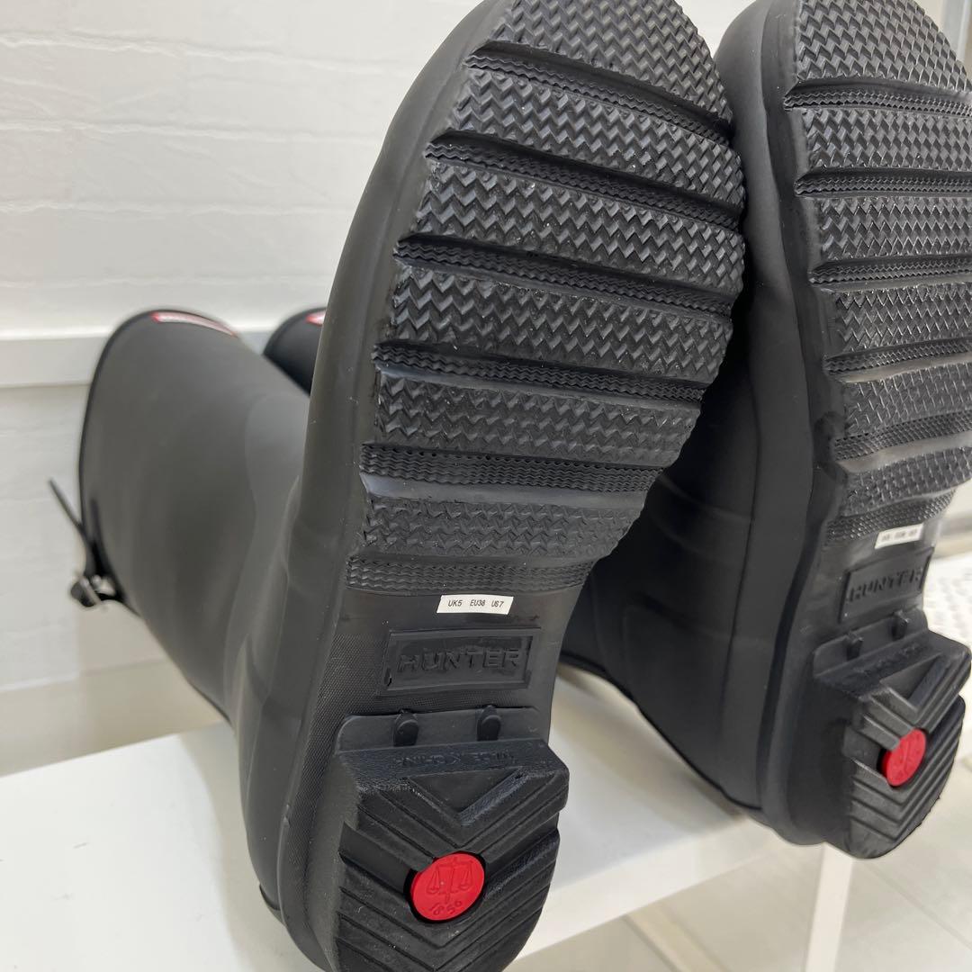 お値下げHUNTER ブラック美品レインブーツ長靴