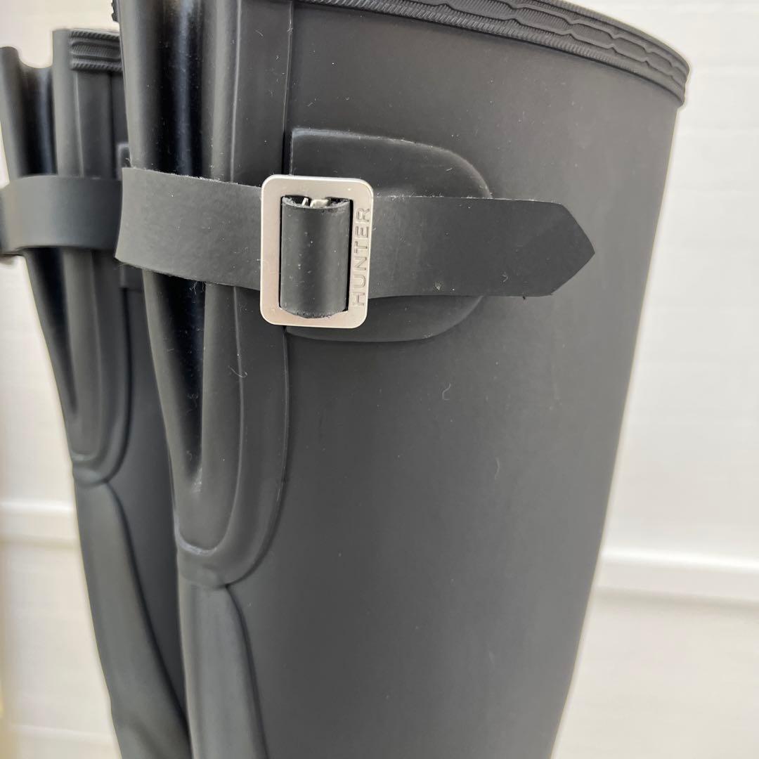 お値下げHUNTER ブラック美品レインブーツ長靴