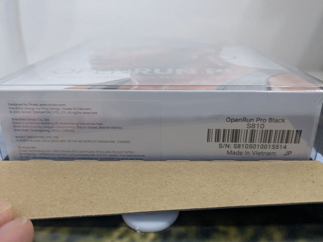 【未開府】Shokz (ショックス) OpenRun Pro　ブラック