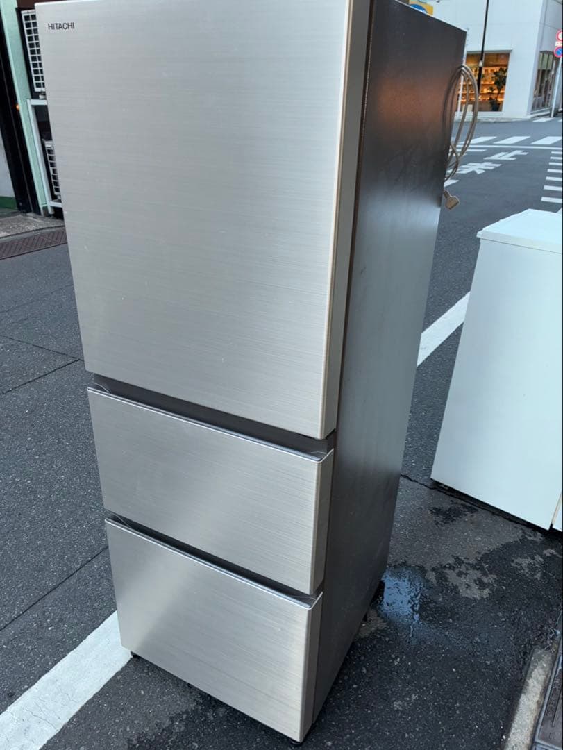日立ノンフロン冷蔵庫　R-27RV 3ドア冷蔵庫　2021年製