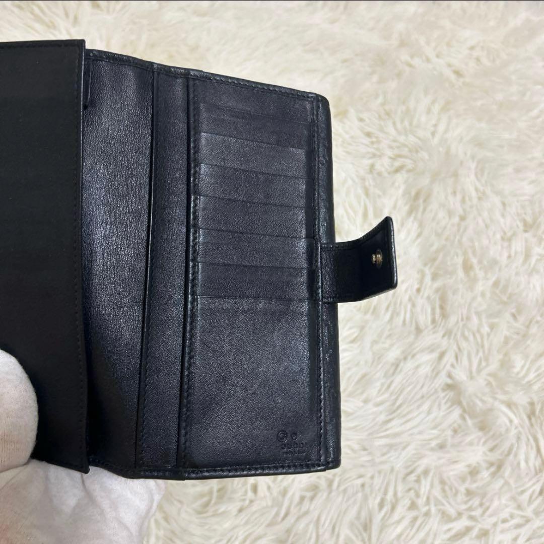 グッチ GG シマ インターロッキングGスタッツ　ブラック