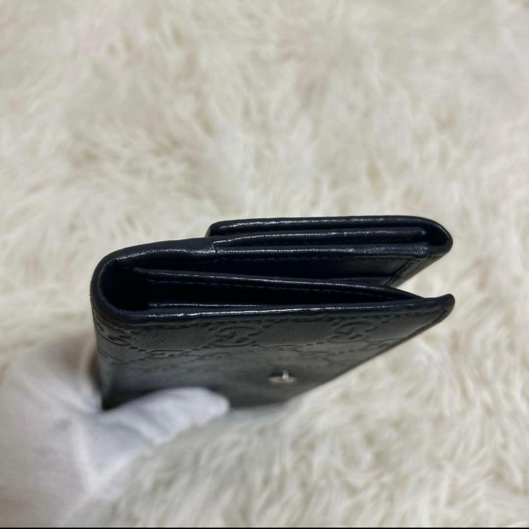 グッチ GG シマ インターロッキングGスタッツ　ブラック