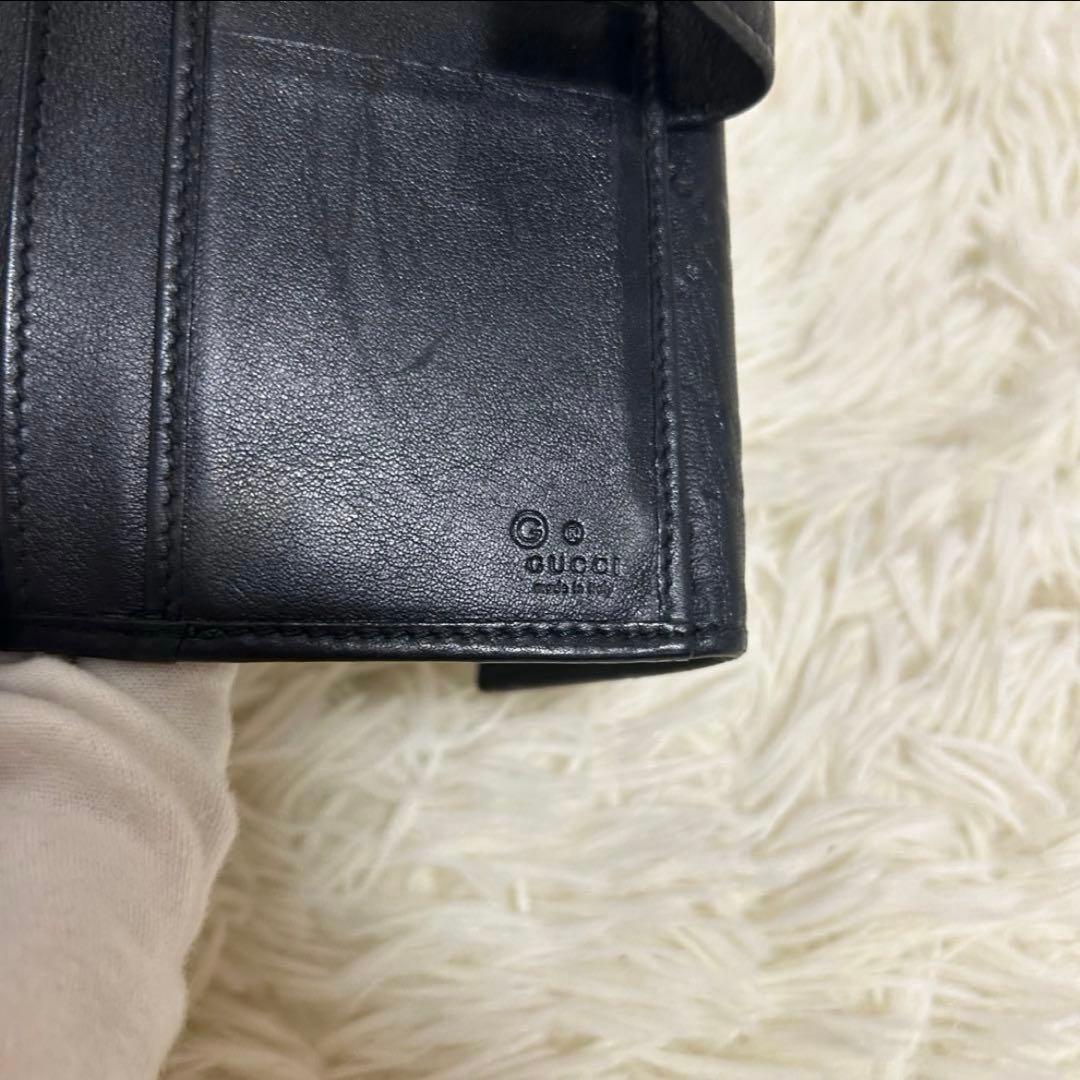 グッチ GG シマ インターロッキングGスタッツ　ブラック