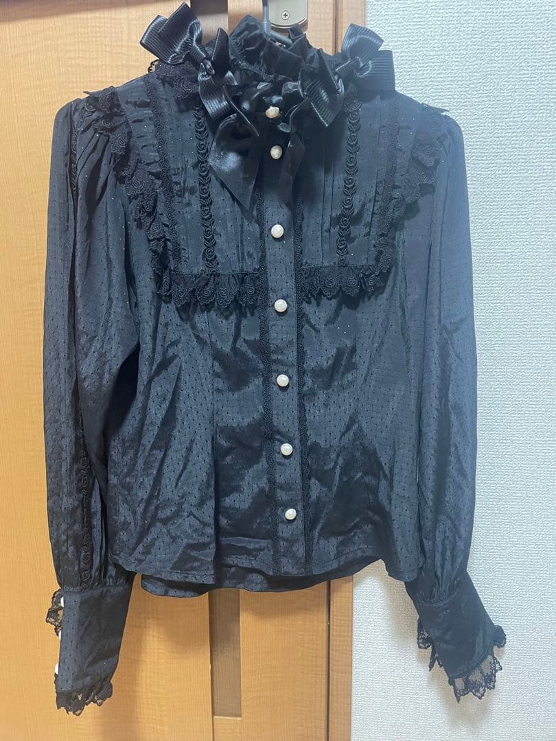 ベイビーザスターズシャインブライト 長袖ブラウス 黒