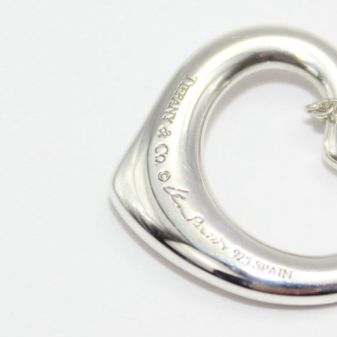 美品 Tiffany&Co. ティファニー オープンハート シルバー ネックレス