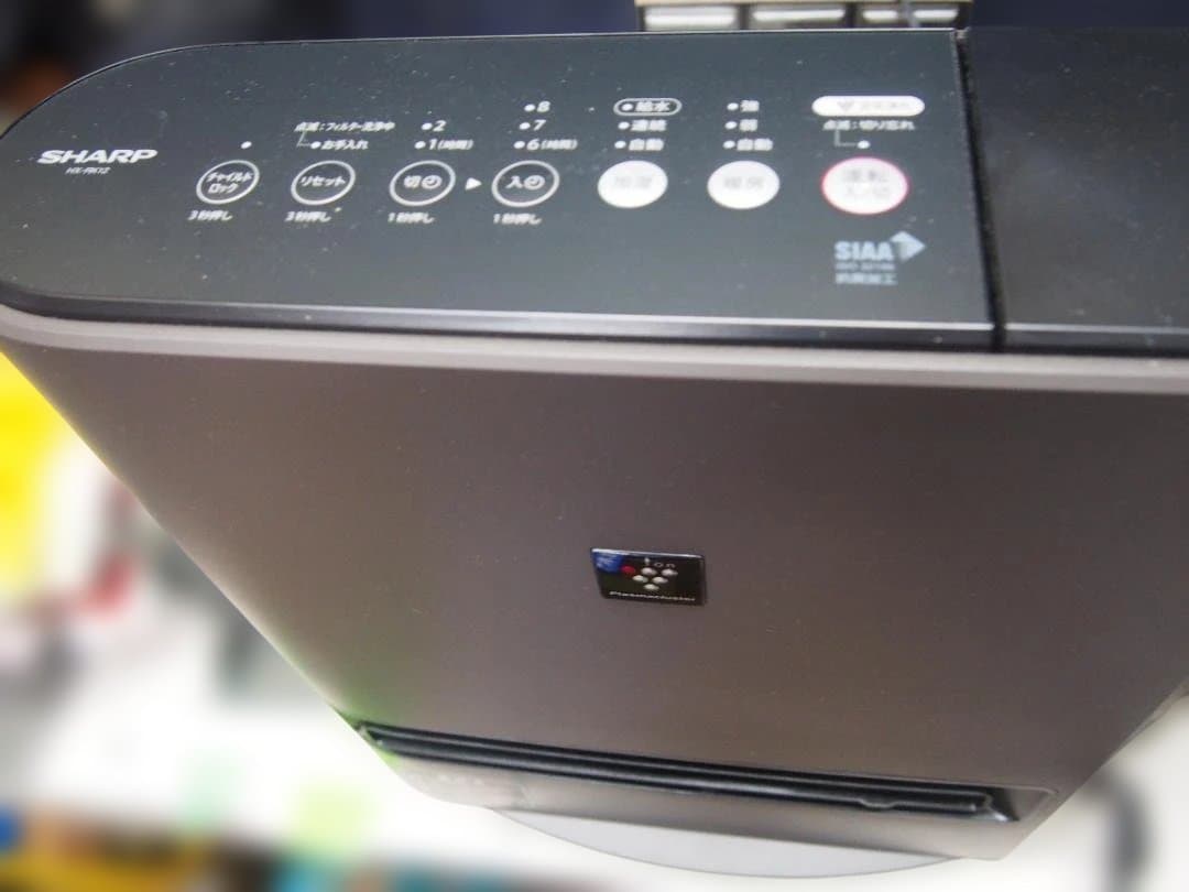 中古　シャープ　加湿セラミックファンヒーター　HX-RK12-T　23年製