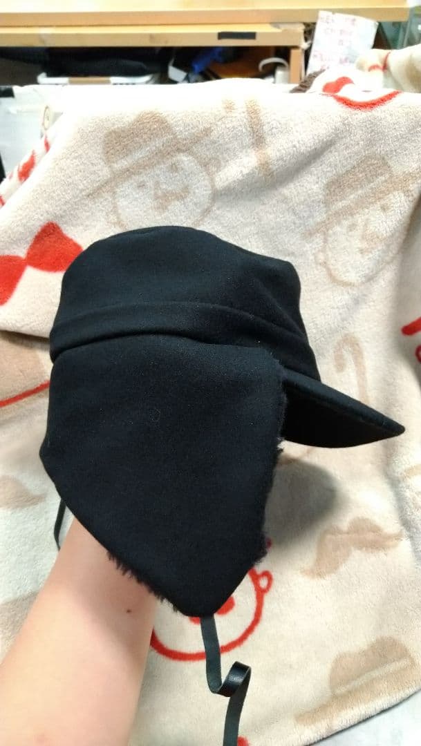 960☆　未使用！　ヨウジヤマモト　ワイズ　ボアウールイヤーキャップ　帽子