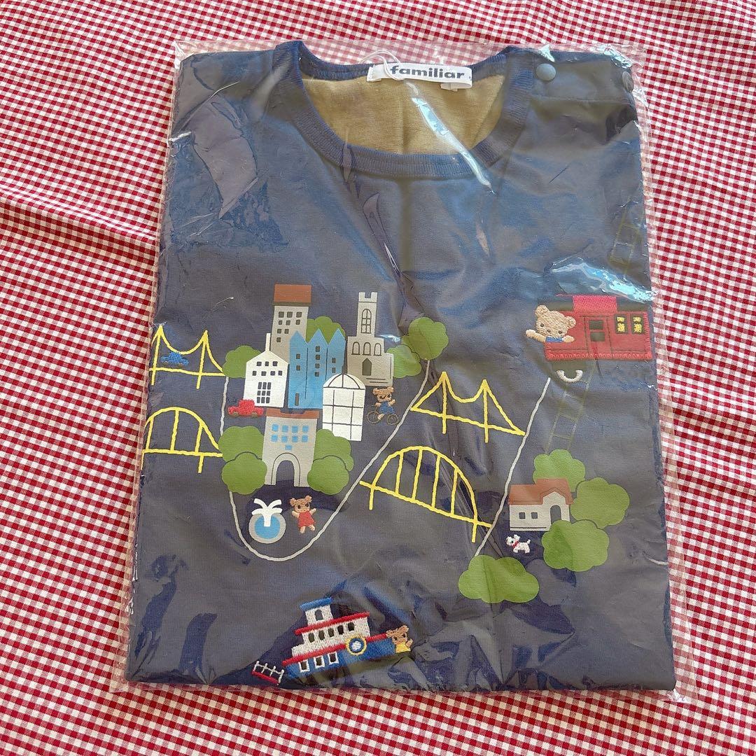 【新品.タグ付き.未開封】☆ファミリア☆刺繍　Tシャツ　90サイズ☆