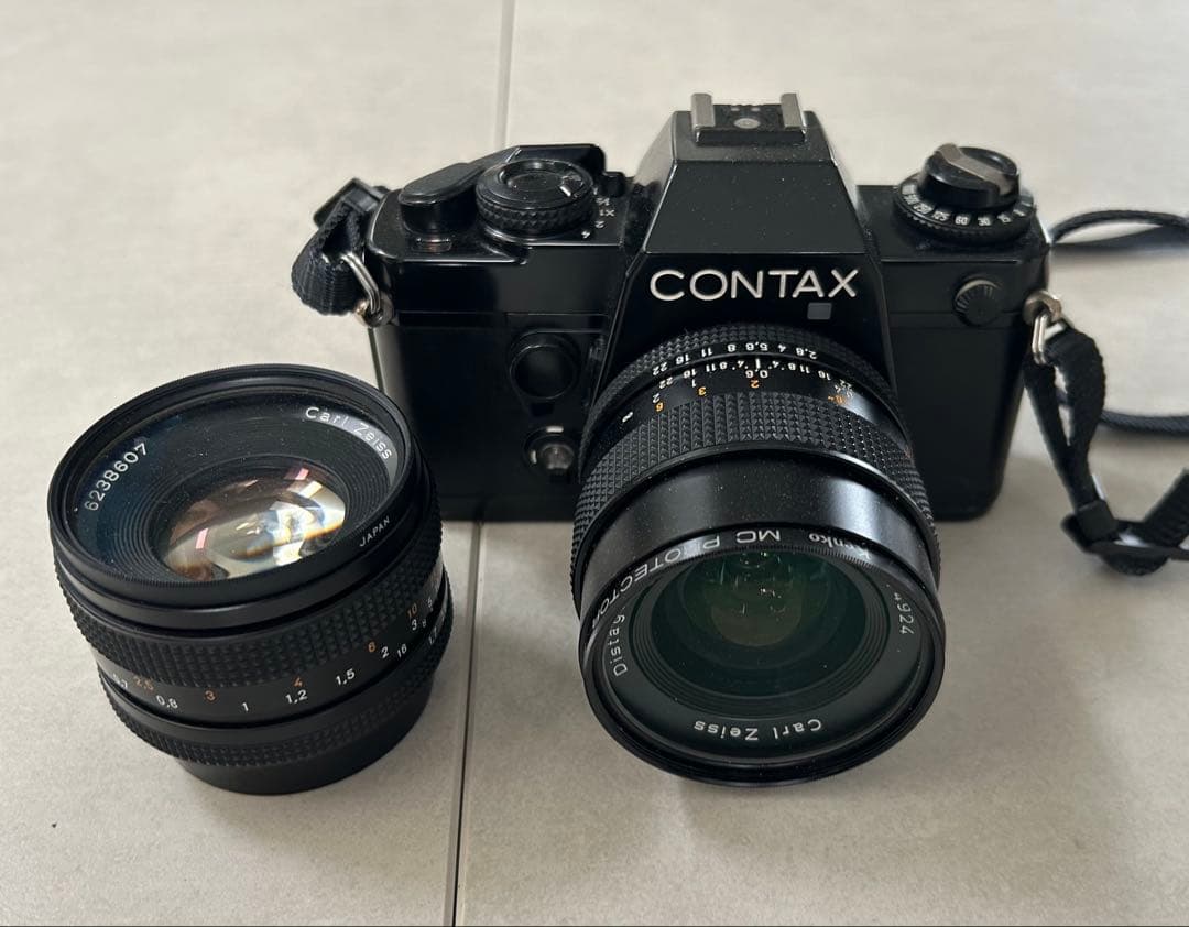 フィルムカメラ CONTAX139 Planar 1.7/50 Distagon 2.8/28