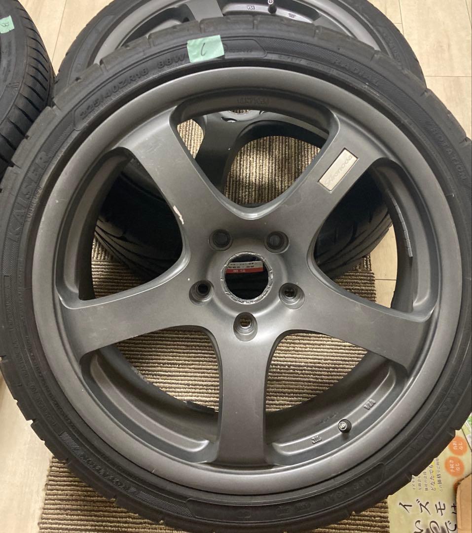 専用18インチホイール 114.3 +タイヤ225/40/R18 4本