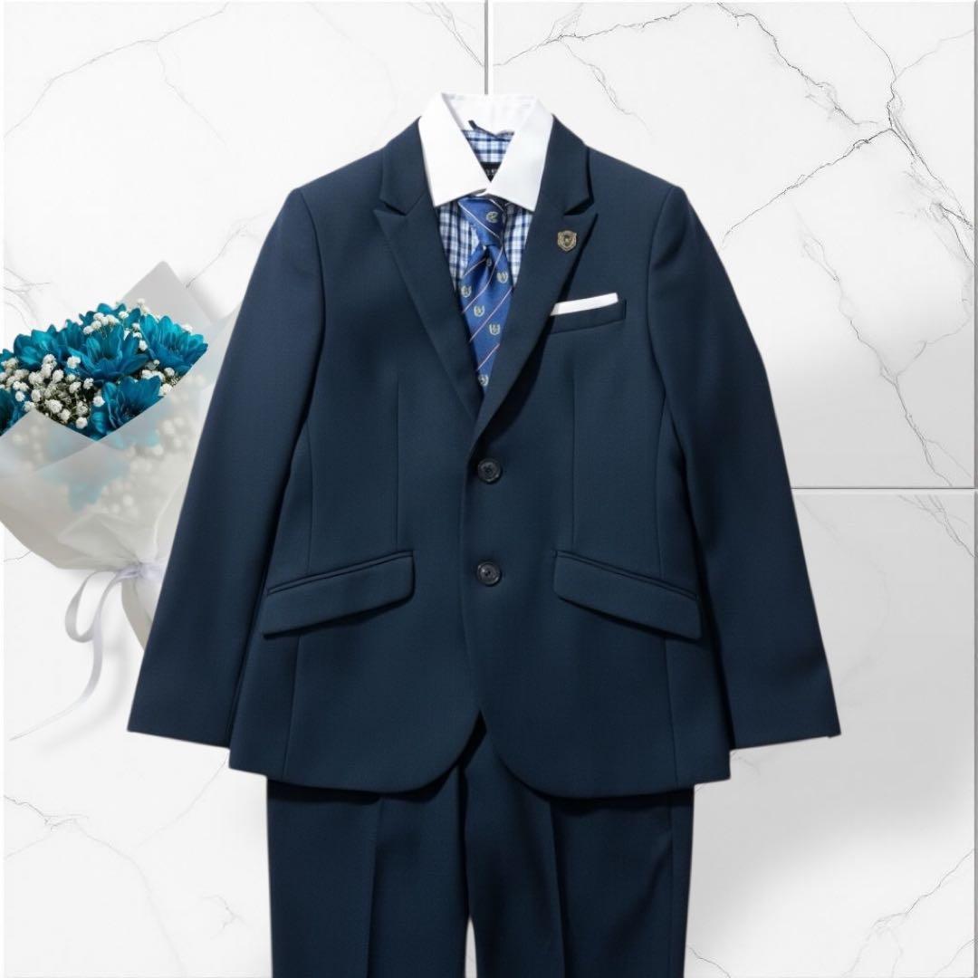 150 ビームス 男の子 卒業式 入学式 キッズスーツ 5点セット フォーマル