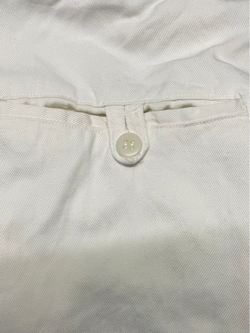 激レアVINTAGE 40s 〜50s NAVY ホワイト ワークパンツ M相当