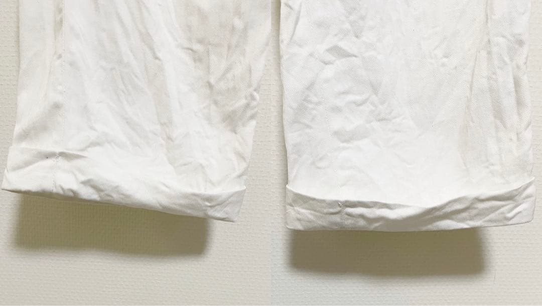 激レアVINTAGE 40s 〜50s NAVY ホワイト ワークパンツ M相当