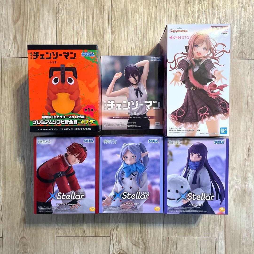 最新　美少女　フィギュア　チェンソーマン　レゼフリーレン　学園アイドルマスター