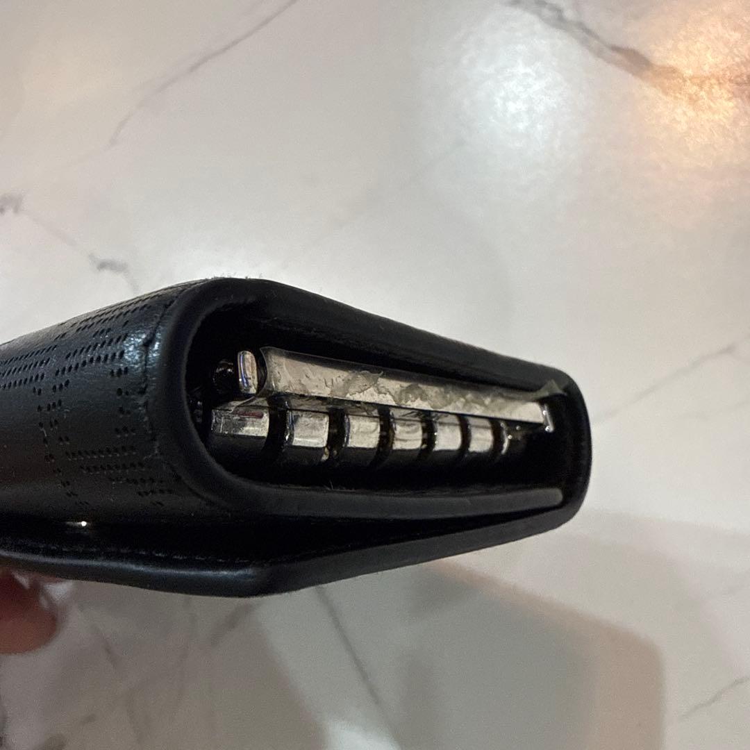 Dior ブラック レザー キーケース