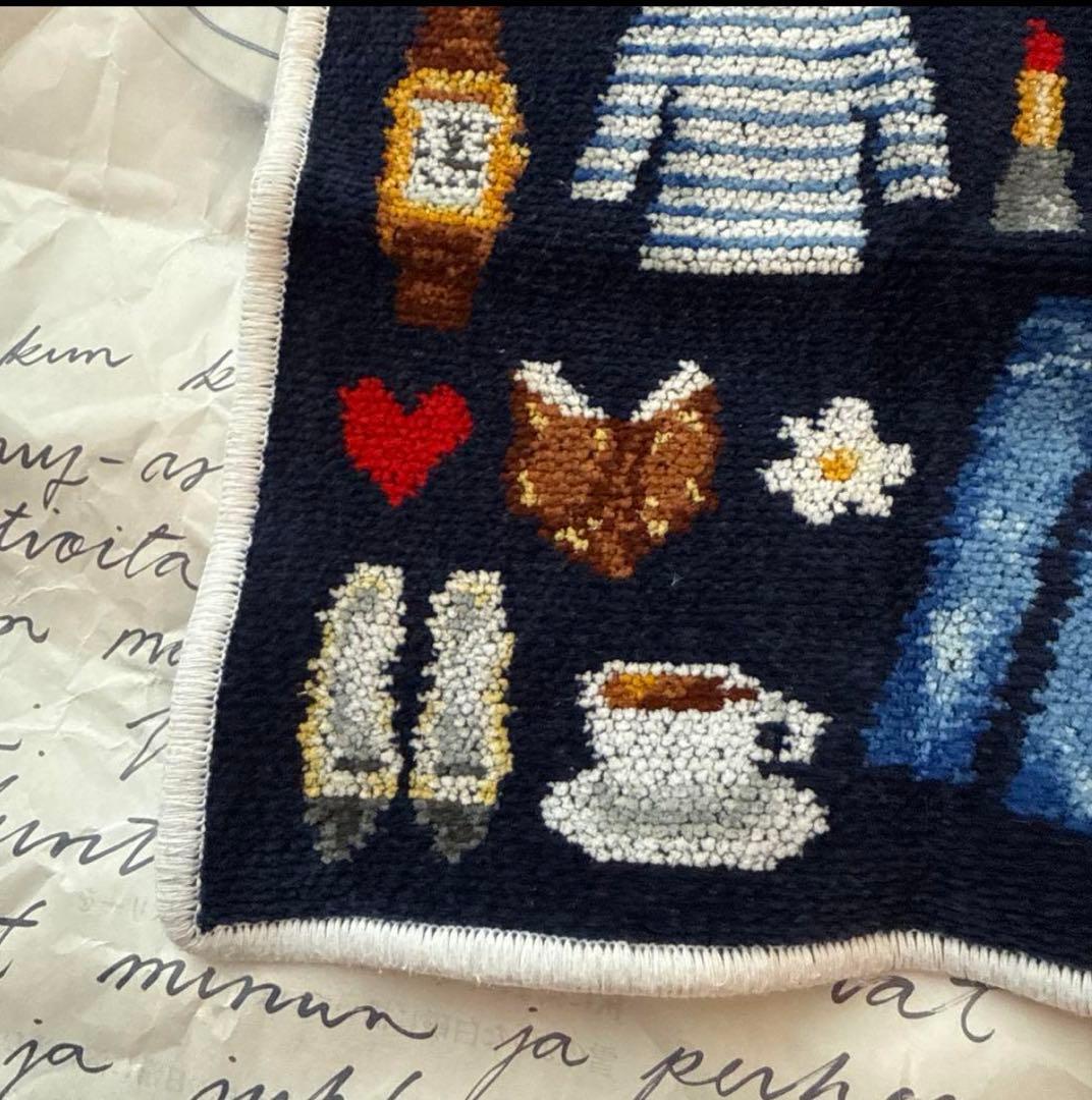 フェイラー　ハンカチ　ボンジュールイエナ