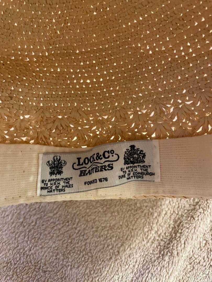 ジェームスロック　麦わら帽子 バック付き