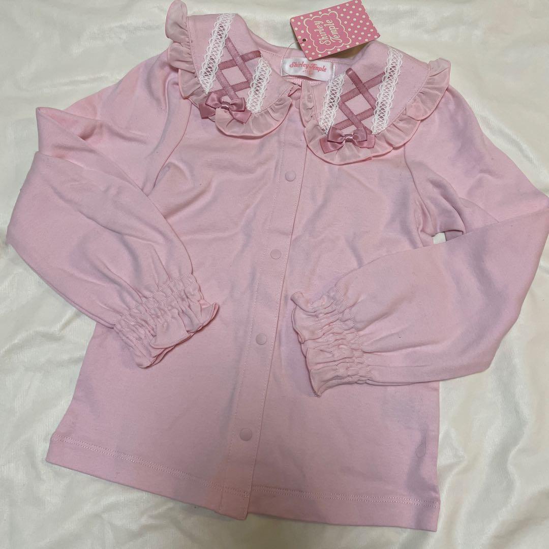 シャーリーテンプル　ピンク 長袖シャツ　110 新品タグ付き