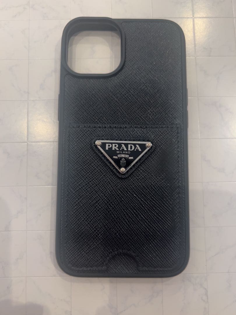PRADA ブラック iPhone14用ケース