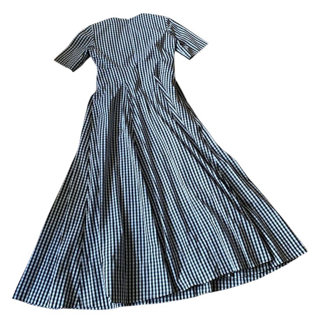 ★美品 MADISON BLUE チェックワンピース・クリーニング済