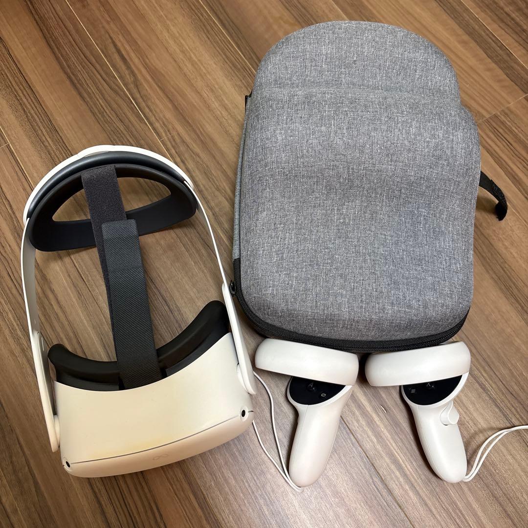  Quest 2 VRヘッドセット、コントローラー、ケースセット