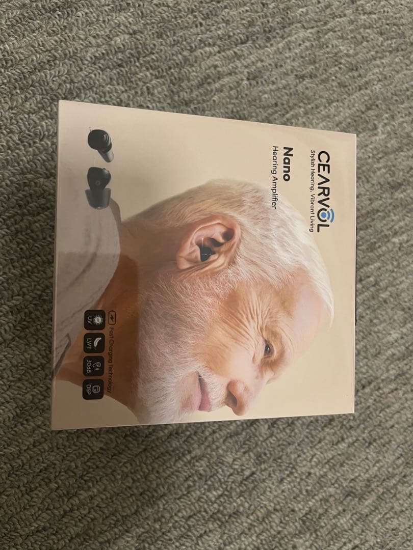 【新品未開封】Cearvol Nano 高齢者向け 集音器 ブラック29980円