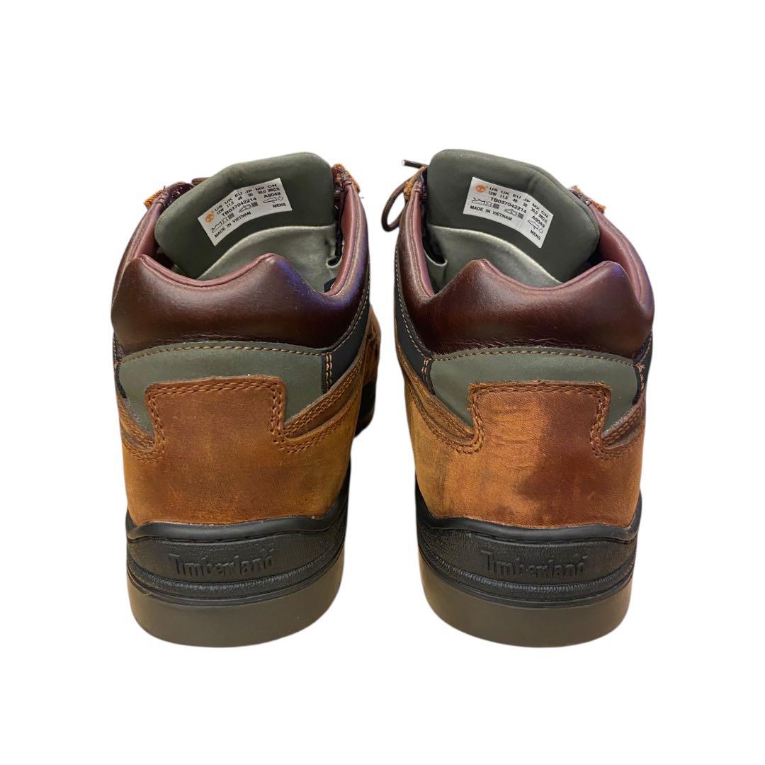 靴 timberland moc toe Mid gtx brown us 12