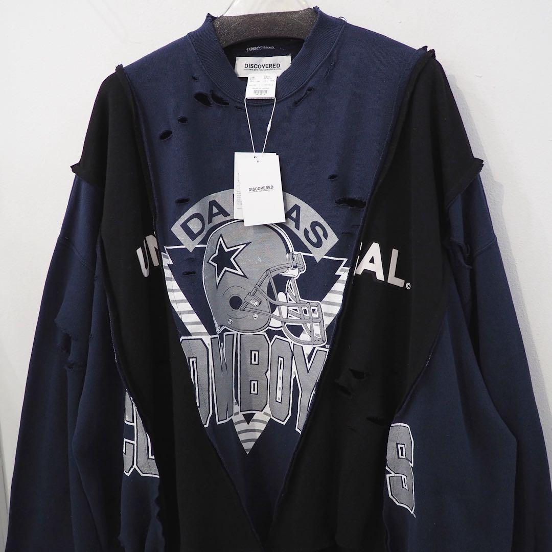 新品 定価36300円 ディスカバード 再構築 リメイク 一点物 スウェット