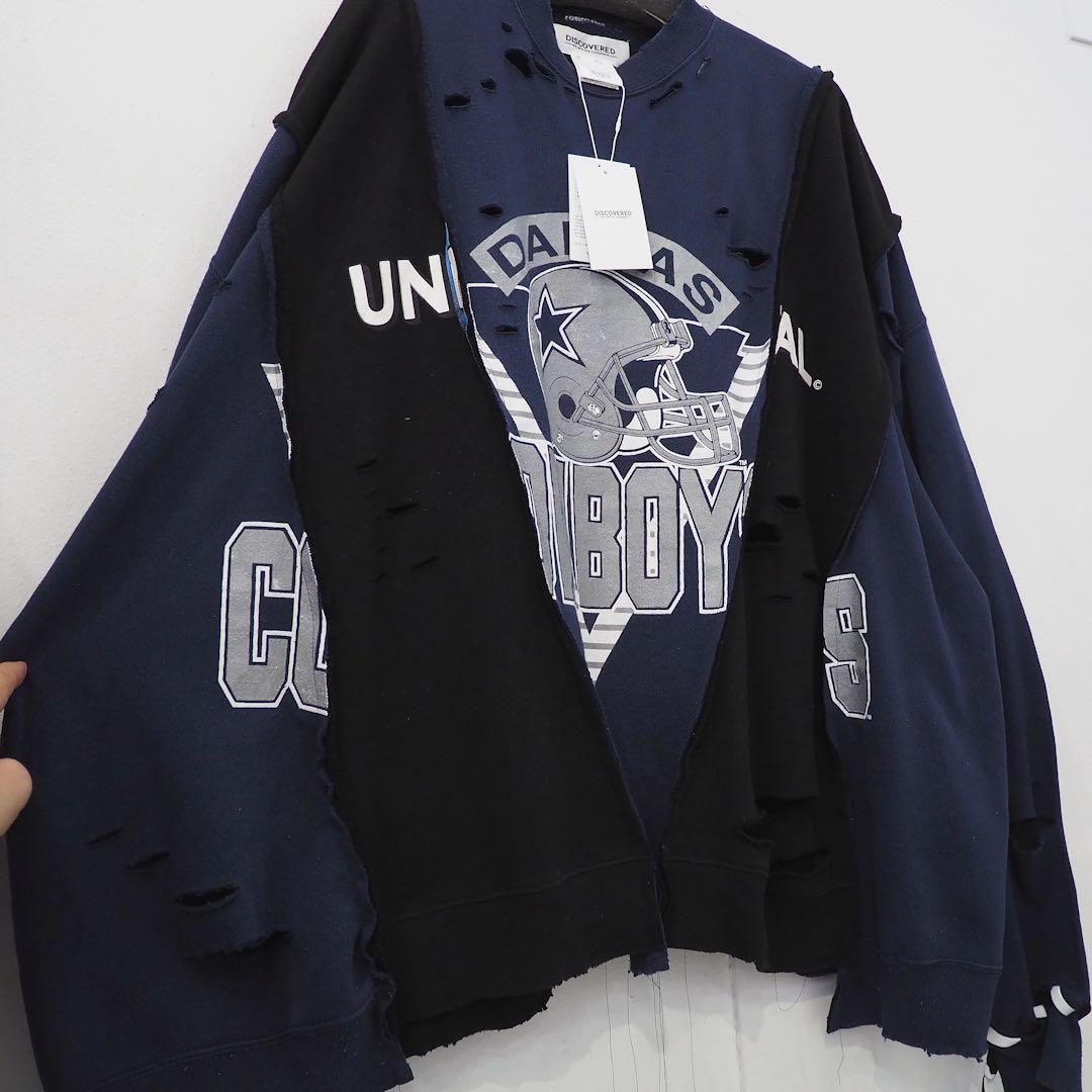 新品 定価36300円 ディスカバード 再構築 リメイク 一点物 スウェット