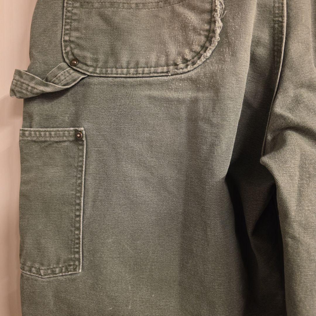 2007年メキシコ製　カーハート　ダブルニーブラック　ペインターパンツ　フェード