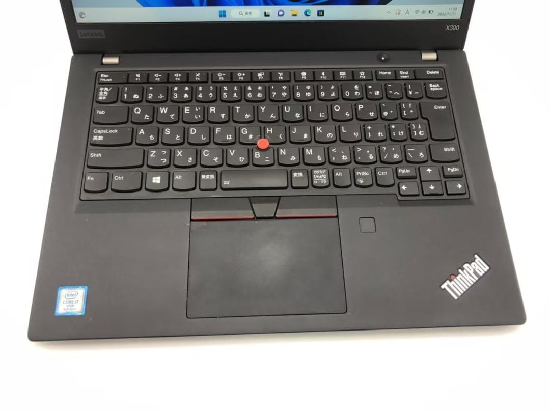 ThinkPad X390 i7第8世代-8665U/16GB/SSD256GB